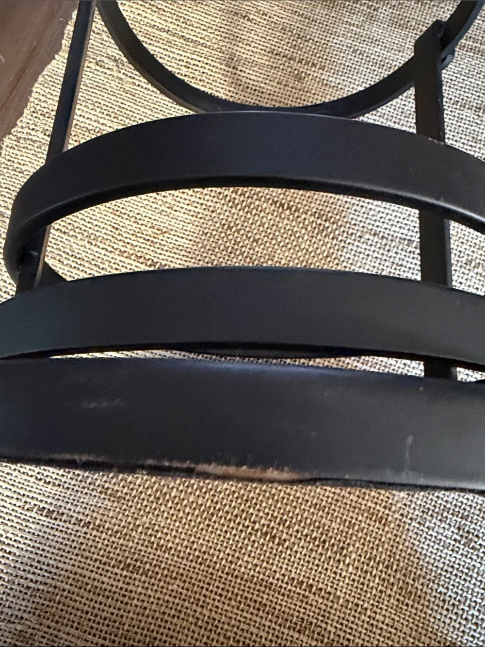 Pottery barn Black Metal Candle/Decor Holder - NO GLASS